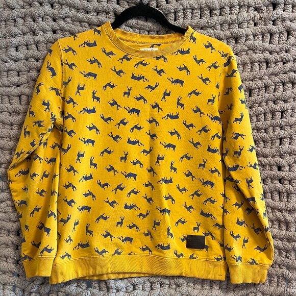 Yellow Graphic Men's Sweatshirt - Picture 1 of 10